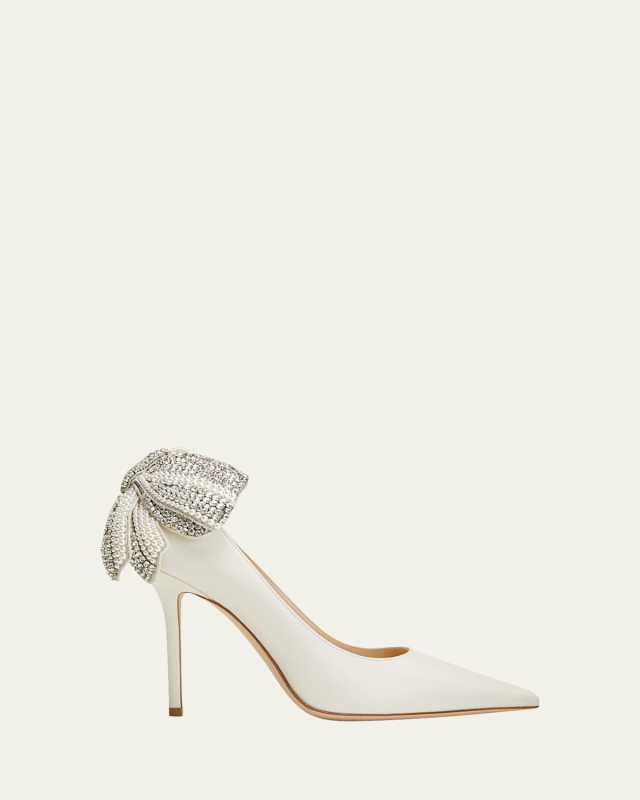 Love 100mm Crystal Flare Pumps